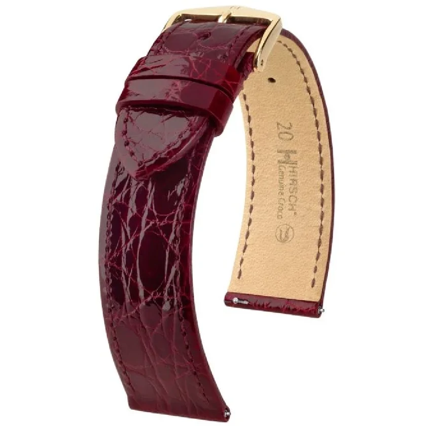 Hirsch Kajmán bőr óraszíj 12mm - Genuine Croco M - 18900860-7-12
