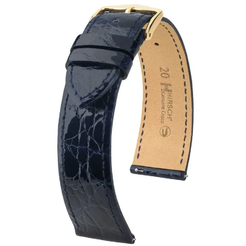 Hirsch Kajmán bőr óraszíj 12mm - Genuine Croco M - 18900880-7-12