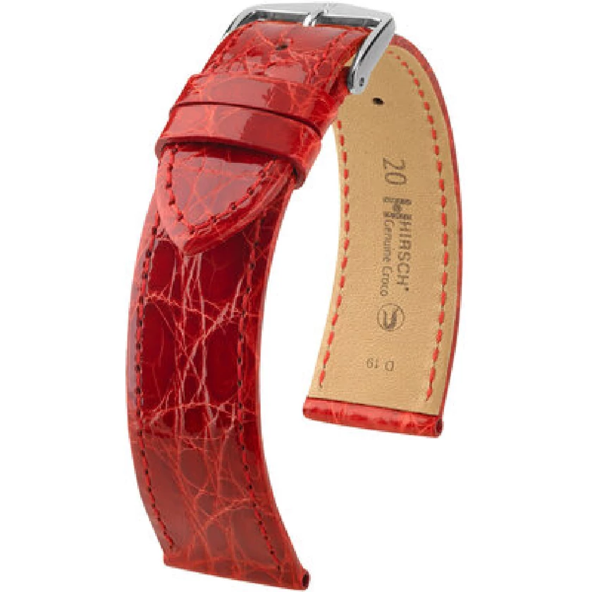 Hirsch Kajmán bőr óraszíj 18mm - Genuine Croco L - 18920820-2-18