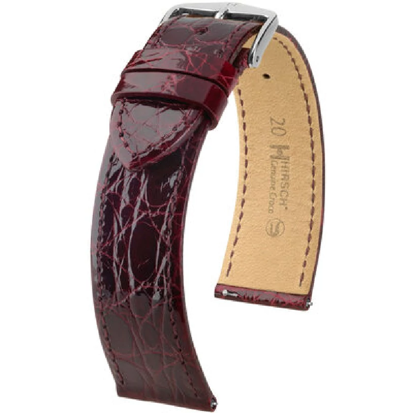 Hirsch Kajmán bőr óraszíj 18mm - Genuine Croco L - 18920860-2-18