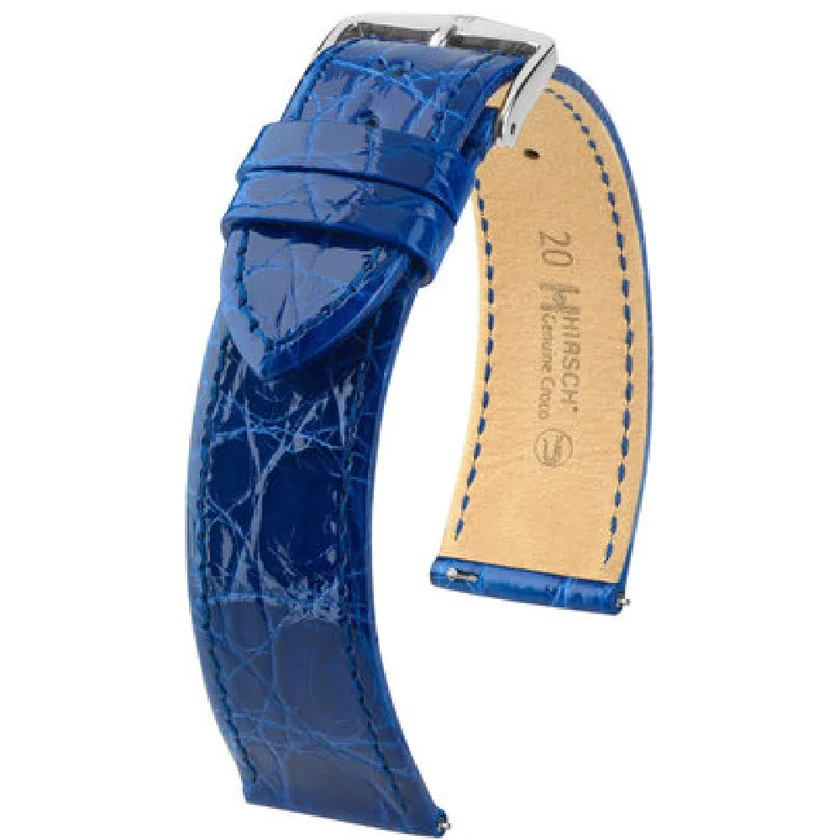 Hirsch Kajmán bőr óraszíj 18mm - Genuine Croco L - 18920885-2-18