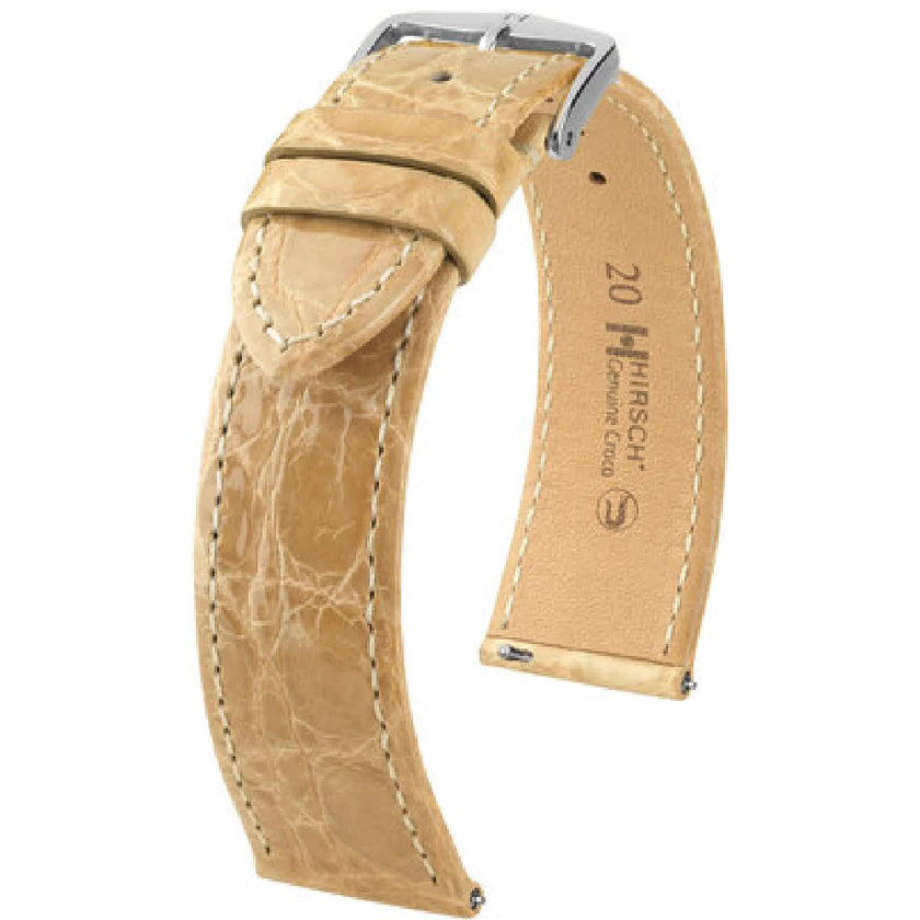 Hirsch Kajmán bőr óraszíj 18mm - Genuine Croco L - 18920890-2-18