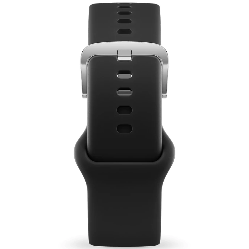 Ice-Watch fekete szilikon óraszíj ezüst csattal - 022314 - Ice Smart 1.96  Ice-Watch fekete szilikon óraszíj ezüst csattal - 022314 - Ice Smart 1.96