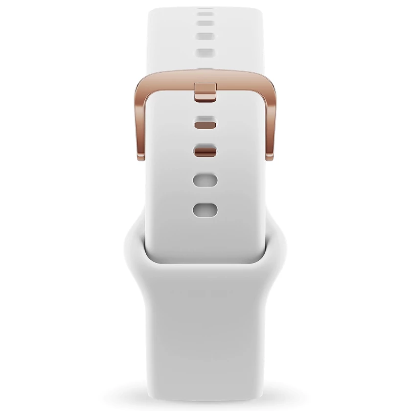 Ice-Watch fehér szilikon óraszíj rozé arany csattal - 023429 - Band 1.70
