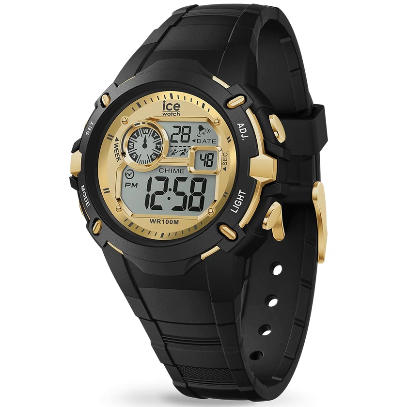 Ice-Watch női óra - 024009 - Ice Digit Explorer Black Gold