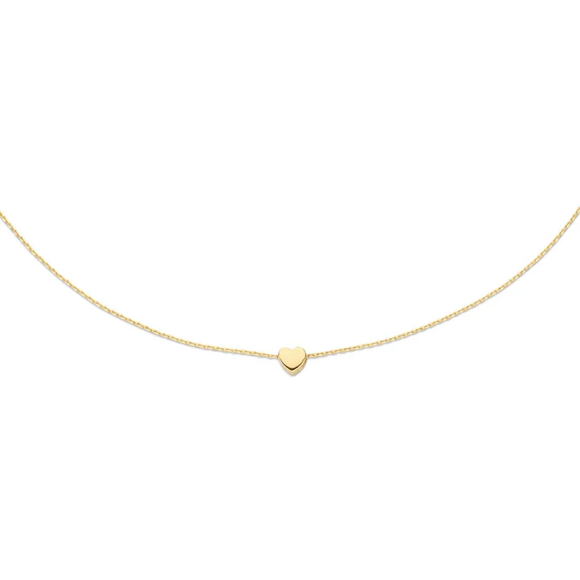 Jackie Gold arany nyaklánc szív medállal- JKN20.047