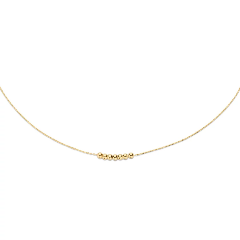 Jackie Gold nyaklánc arany gömbsorozattal- JKN20.084