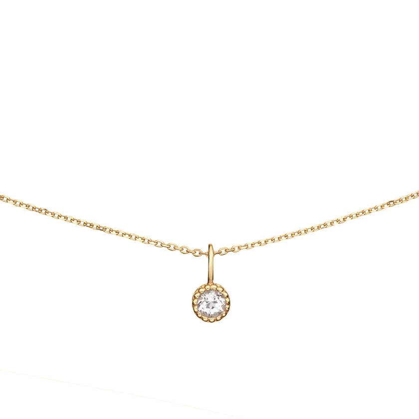 Jackie Gold arany nyaklánc topázzal - JKN25.511
