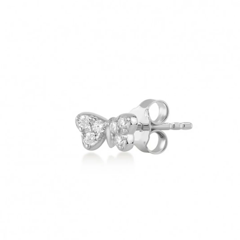 Kurshuni női félpár fülbevaló - KR1146-3SRH - Mini Butterflies
