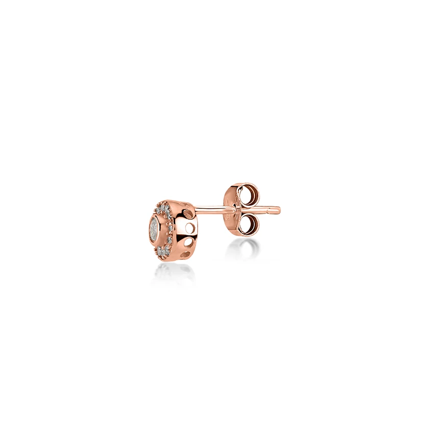 Kurshuni elegáns fél pár fülbevaló - KR405S-3S-RG