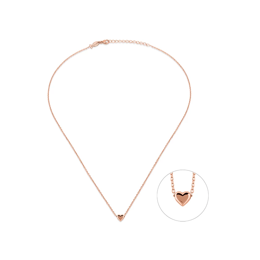 Kurshuni szíves nyaklánc  - KR795-2-RG