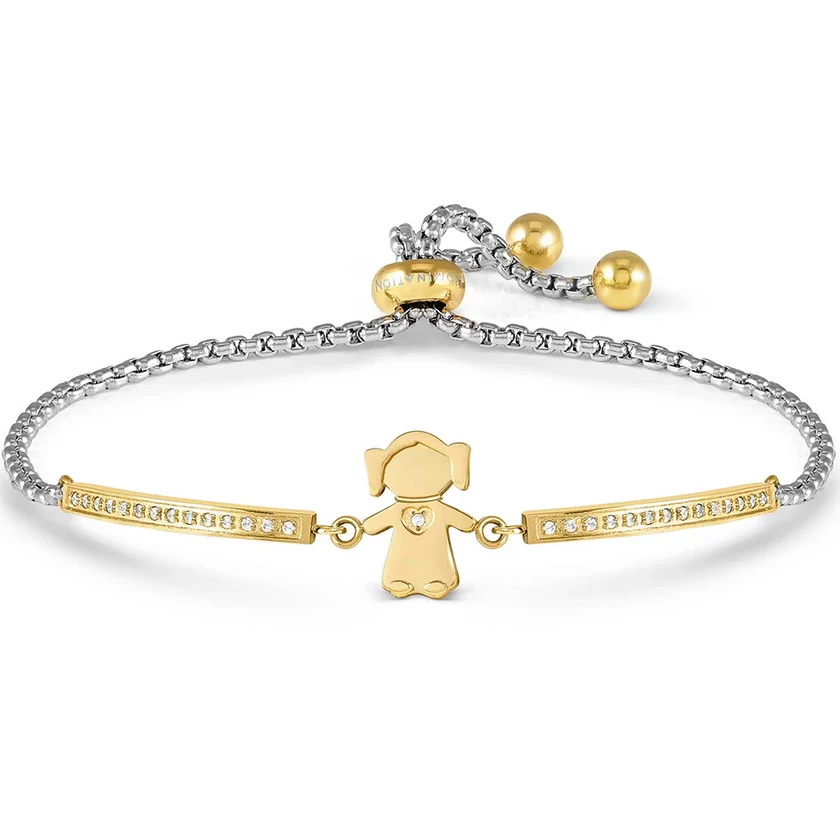 Nomination Milleluci bicolor kislány motívumos karkötő - 028018/026