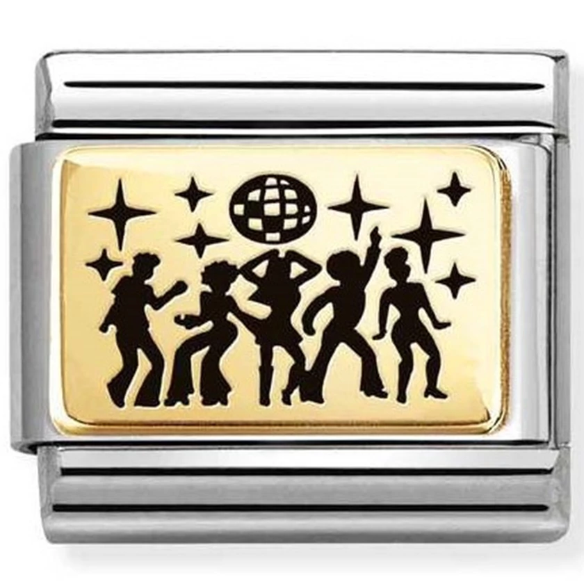 Nomination arany disco charm - 030166/42