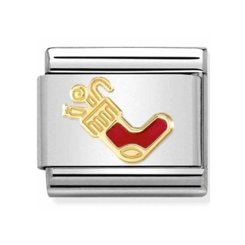 Nomination karácsonyi zokni charm - 030225/25