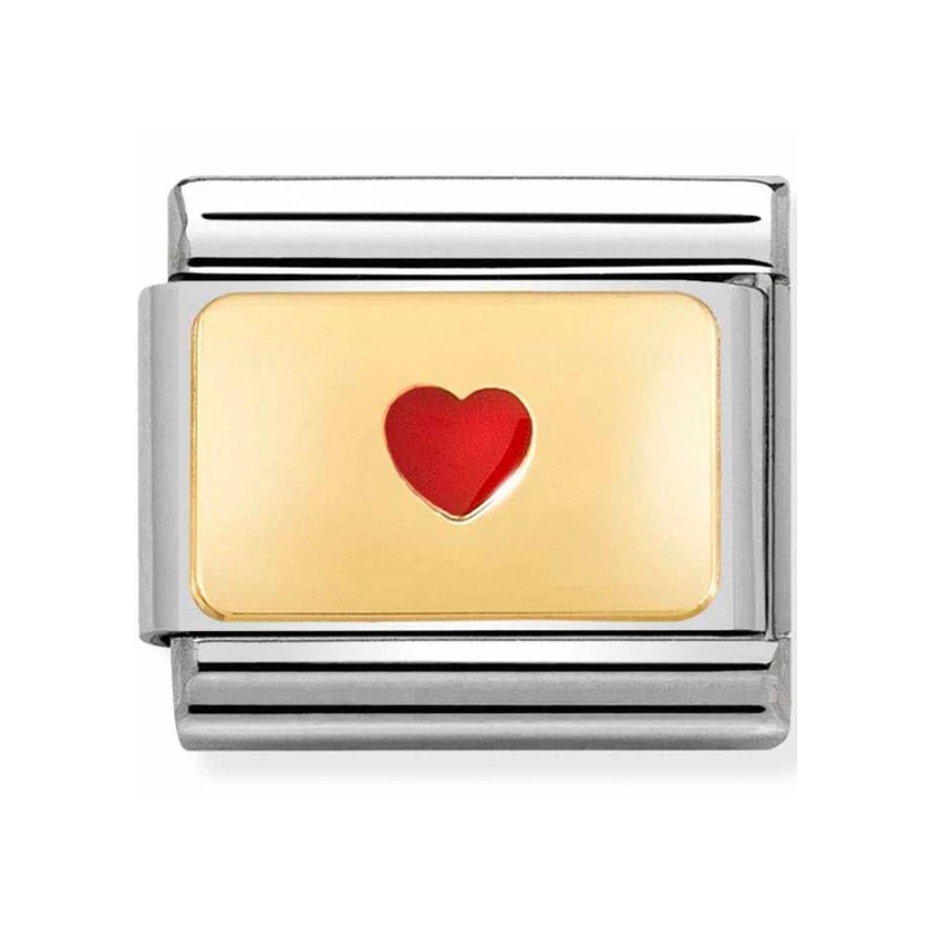 Nomination pici szív charm - 030284/50