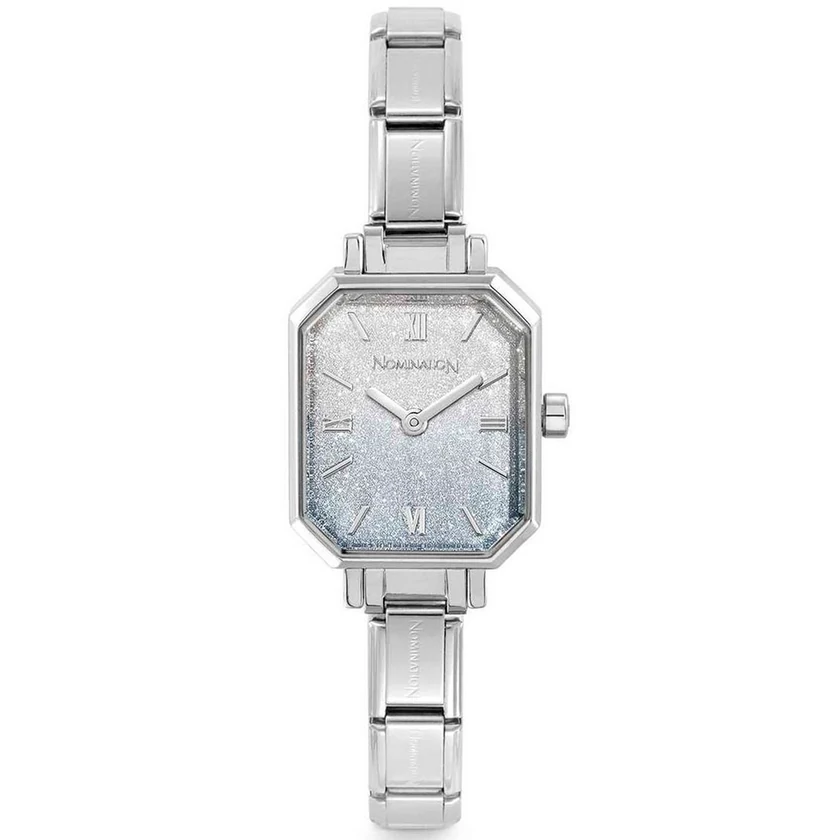 Nomination kék glitter számlapos női óra - 076037/035 - Paris