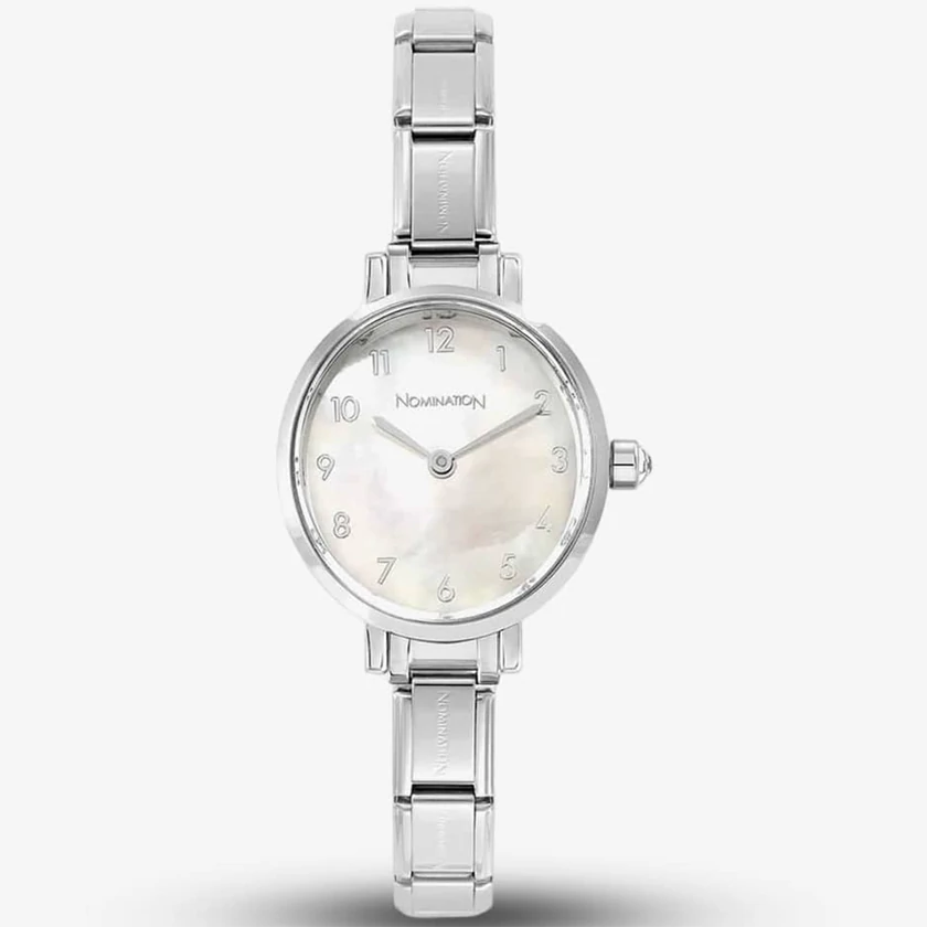 Nomination gyöngyház számlapos ovális női óra - 076038/008 - Paris