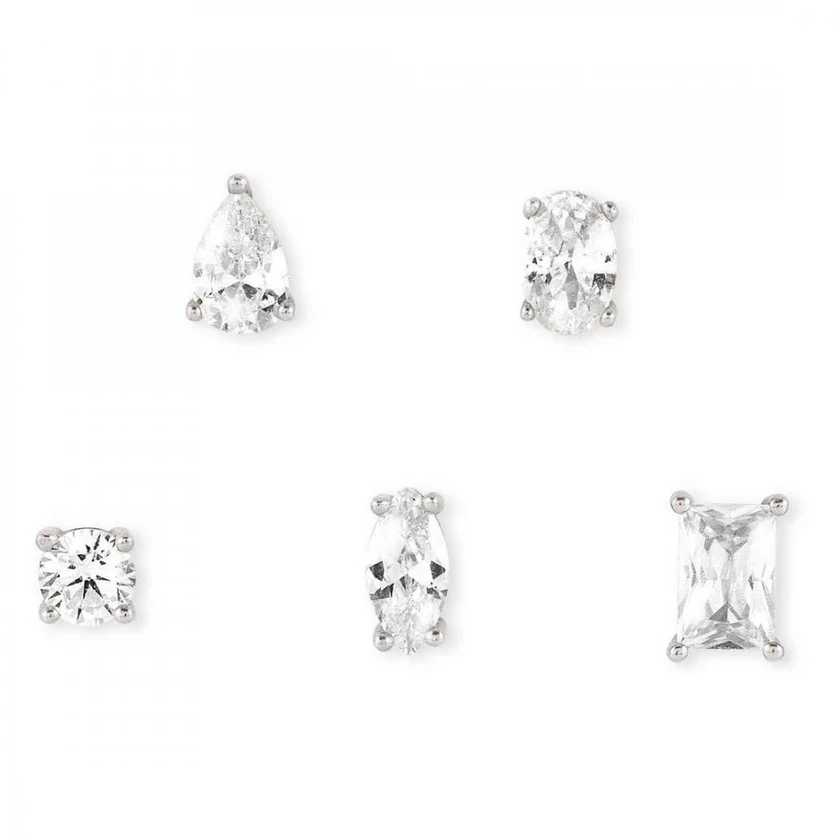 Nomination cirkónia köves ezüst fülbevaló szett - 149804/008