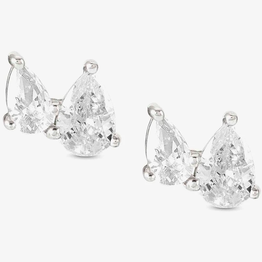 Nomination cirkónia köves ezüst cseppek fülbevaló - 149813/001