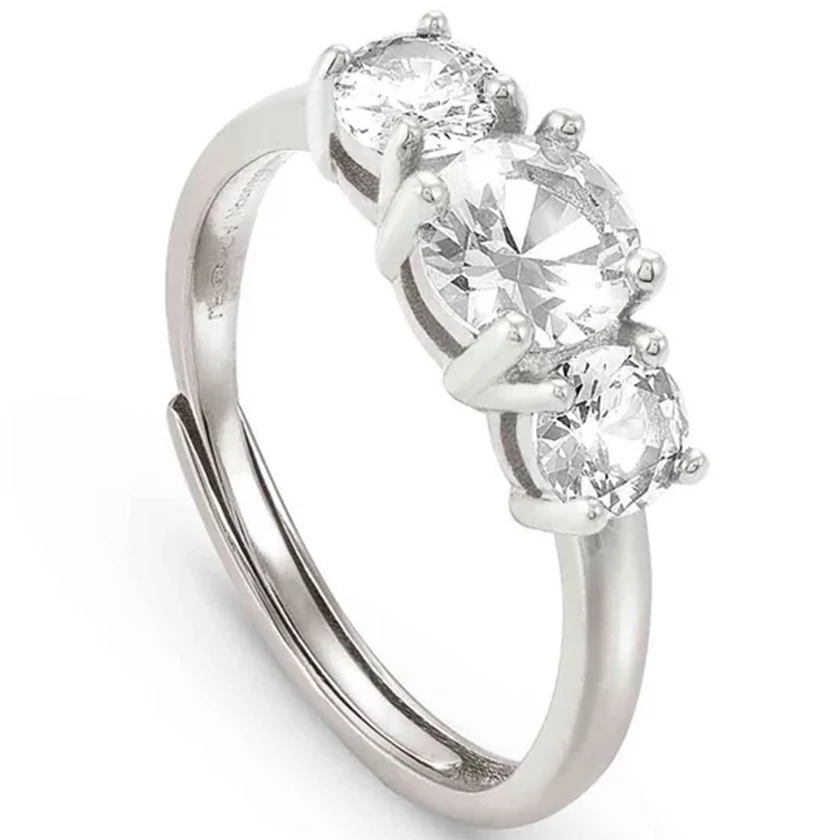 Nomination tripla köves állítható ezüst gyűrű - 149815/001