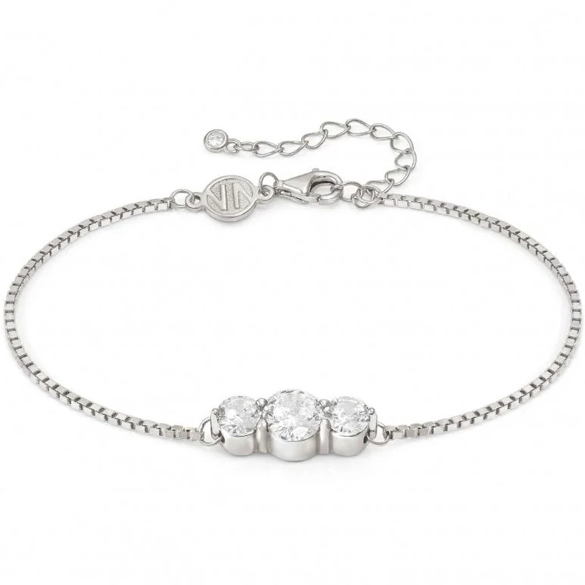 Nomination Colour Wave tripla köves ezüst női karkötő  - 149817/001