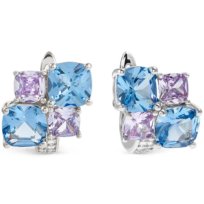 Nomination színes cirkónia kövek ezüst fülbevaló - 149861/061