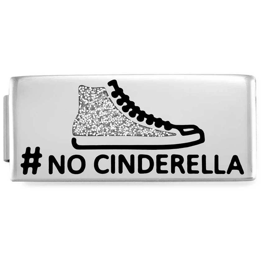 Nomination ezüst "NO CINDERELLA" dupla charm - 230701/01
