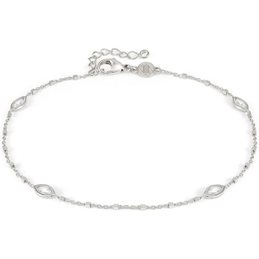 Nomination Anklets ezüst bokalánc Marquise cirkónia kövekkel - 241001/063