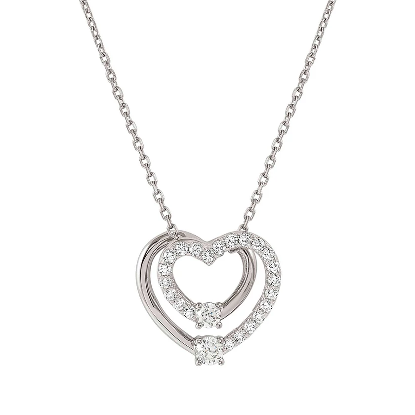 Nomination Cosmic Love ezüst nyaklánc cirkónia szív medállal -241709/004