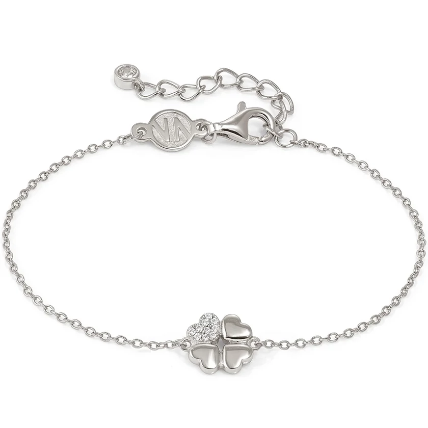 Nomination négylevelű lóhere ezüst női karkötő - 242300/001