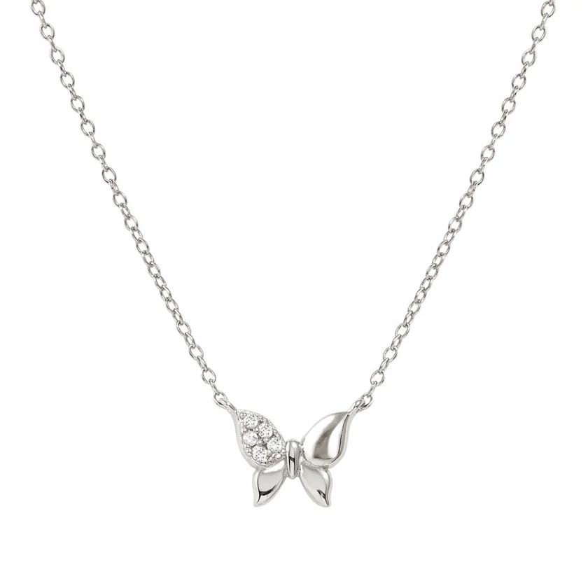 Nomination cirkónia köves pillangó ezüst nyaklánc - 242303/040