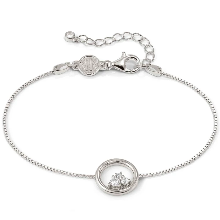Nomination tripla cirkónia köves kör ezüst karkötő - 242601/043