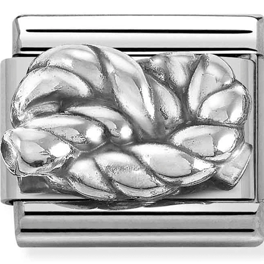 Nomination ezüst csomó charm  - 330101/61
