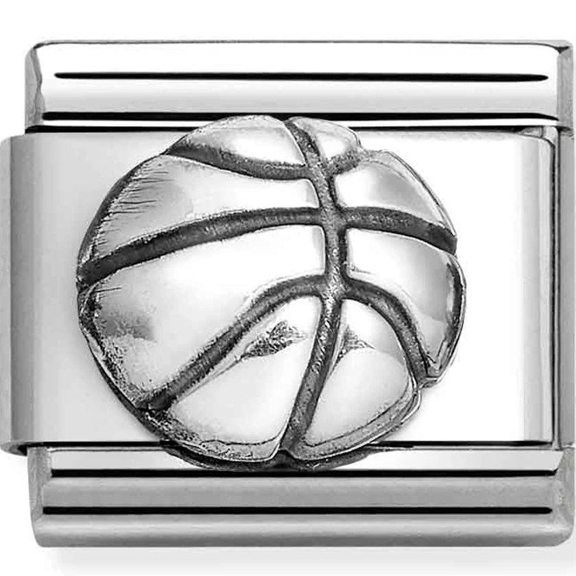 Nomination ezüst kosárlabda charm - 330101/70