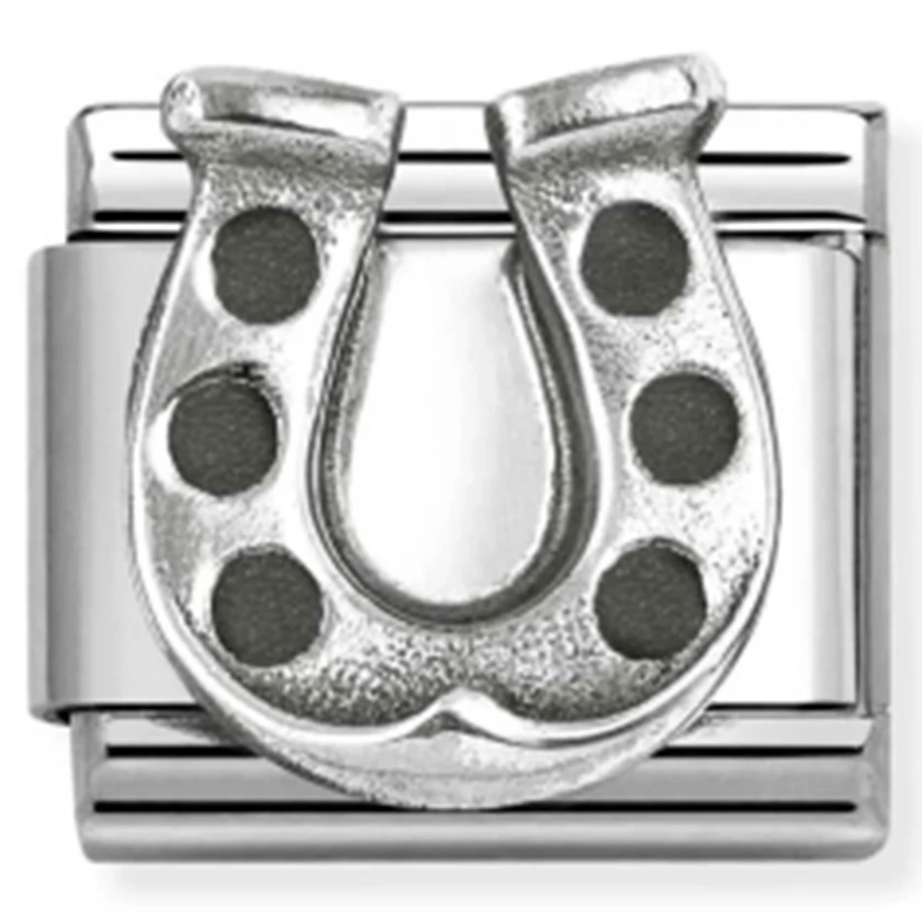 Nomination ezüst patkó charm - 330101/94