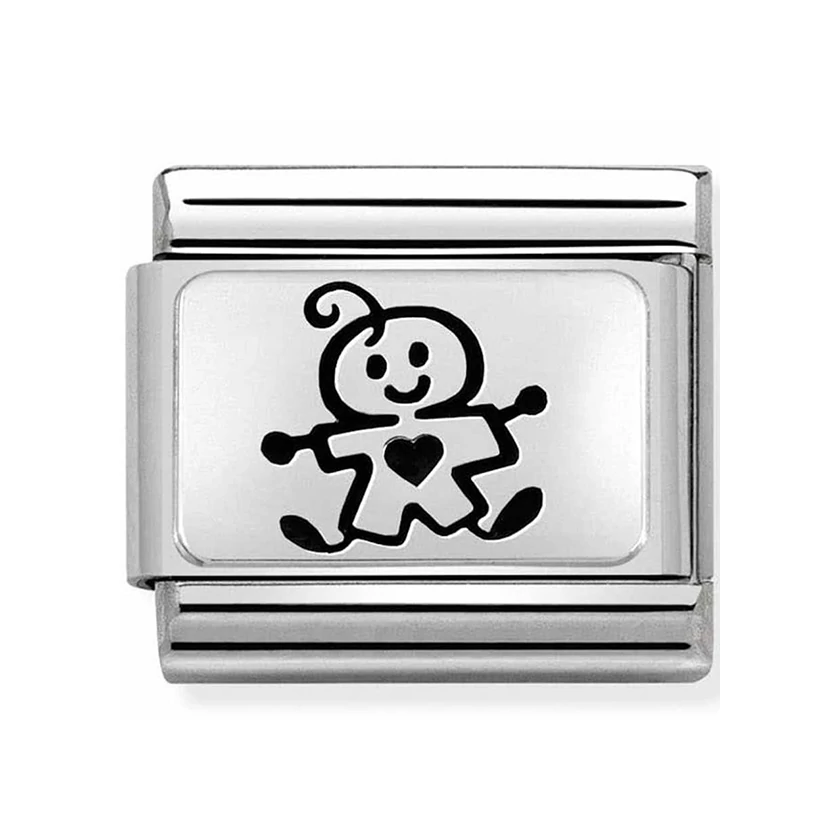 Nomination fiú baba szimbólum charm - 330109/50