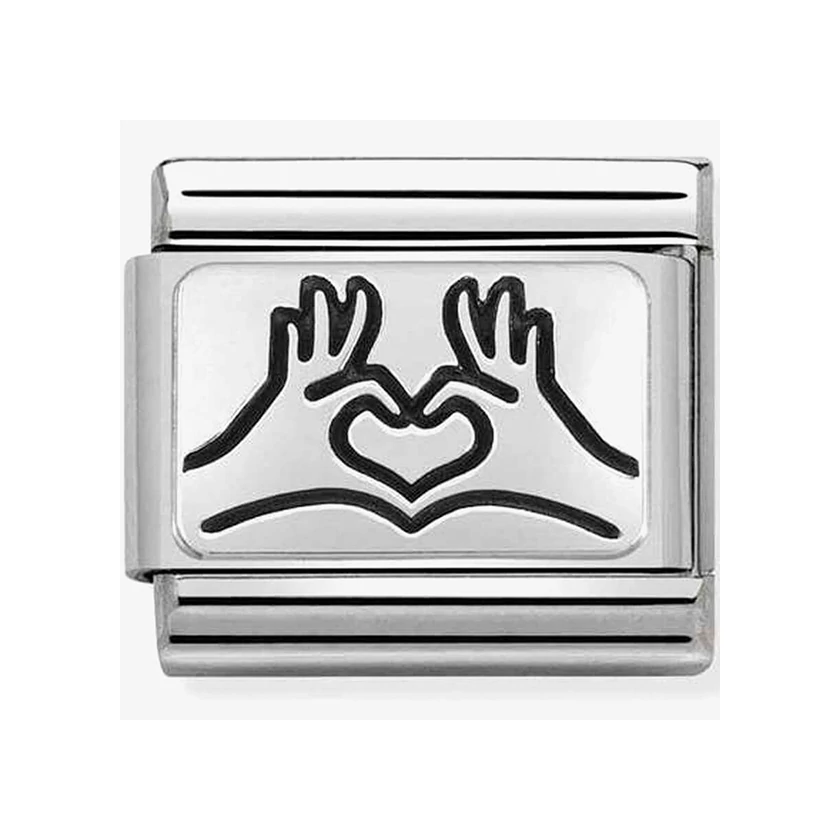 Nomination szív charm - 330109/58