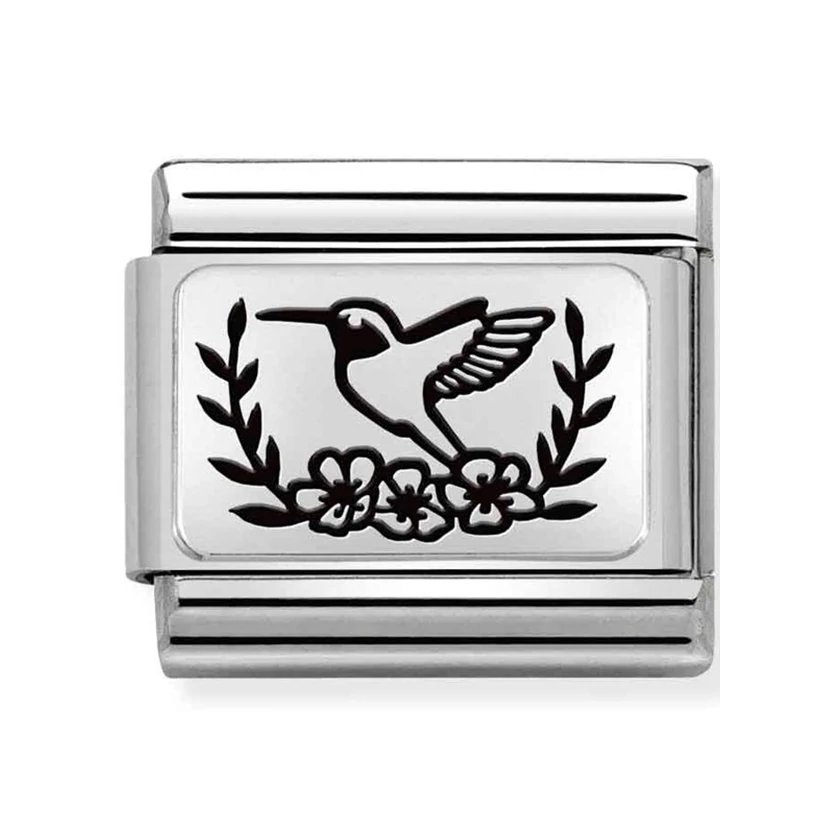 Nomination madár és virágok charm - 330111/19