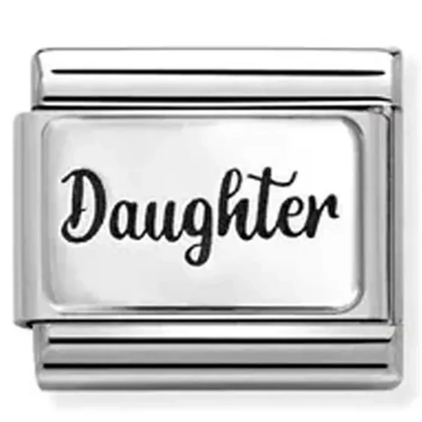 Nomination ezüst "Daughter" charm - 330111/43
