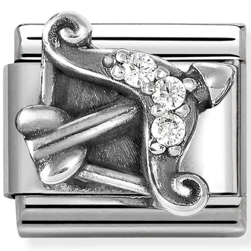 Nomination Nyilas csillagjegy ezüst charm  - 330326/09