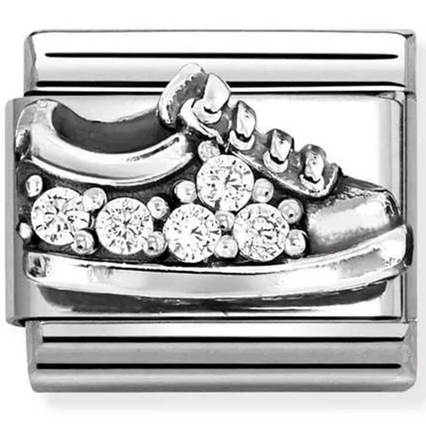 Nomination cirkónia köves tornacipő charm - 330327/17