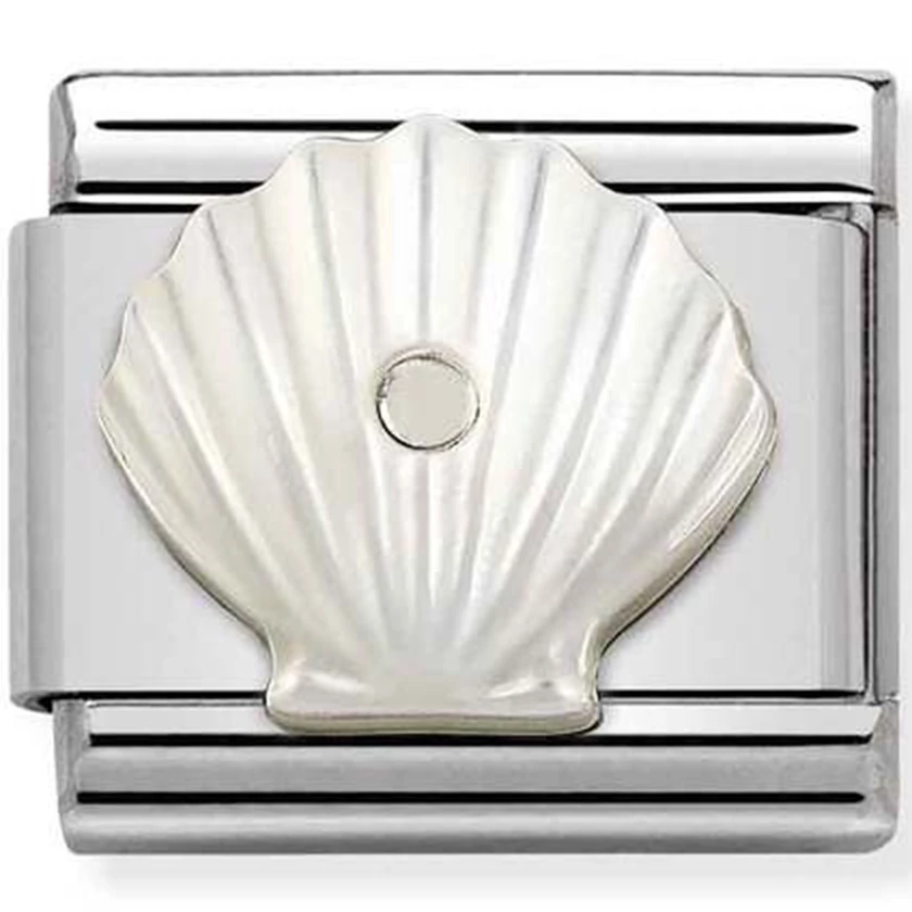Nomination ezüst kagyló charm - 330509/11