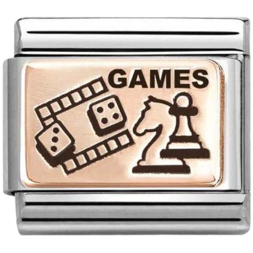 Nomination rozé "Games" charm  - 430111/22