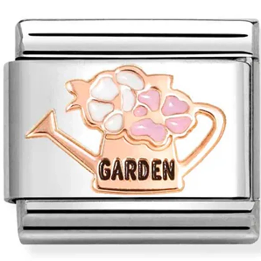 Nomination rozé "GARDEN" öntözőkanna ezüst charm - 430202/19