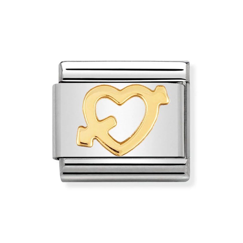 Nomination szív charm - 030116/09