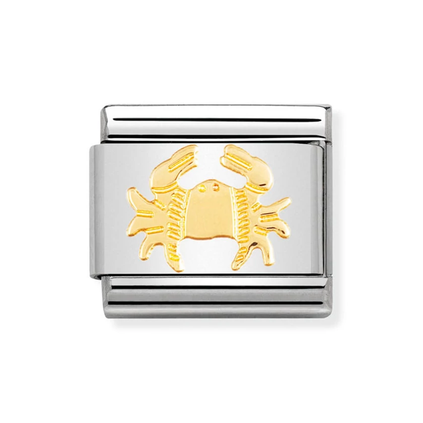 Nomination arany rák charm - 030104/04