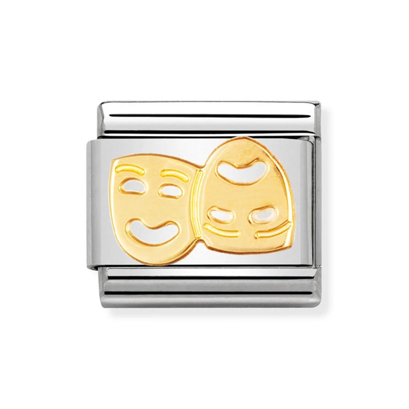 Nomination arany színházi maszk charm - 030110/01