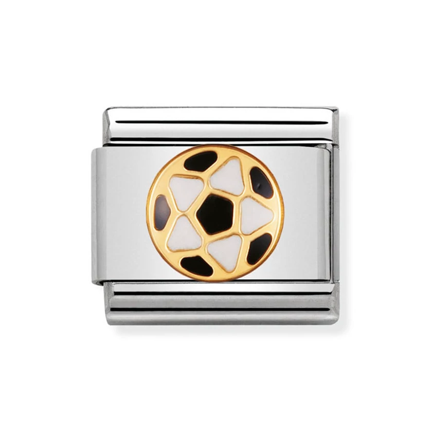 Nomination fekete-fehér focilabda charm - 030204/17