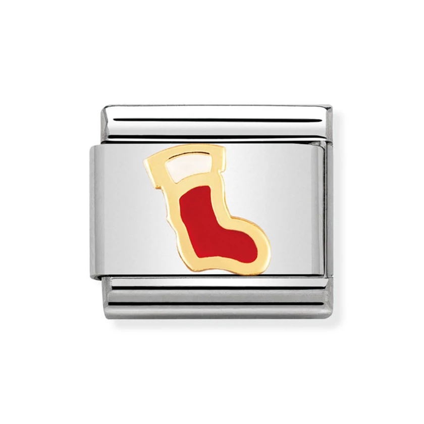 Nomination karácsonyi csizma charm - 030225/06
