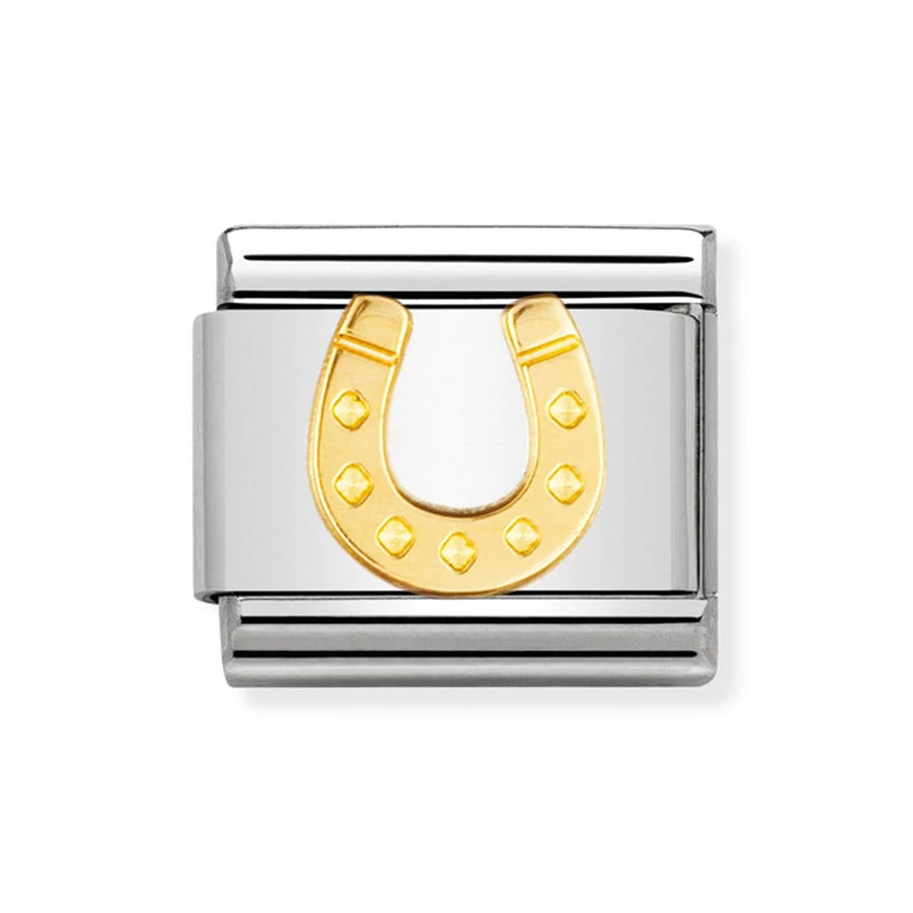Nomination arany patkó charm - 030115/11